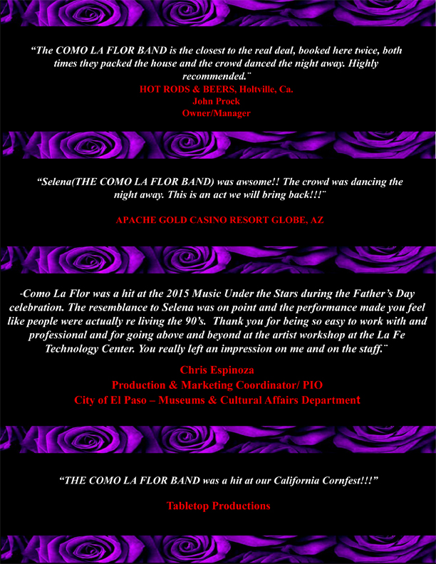 Selena Tribute